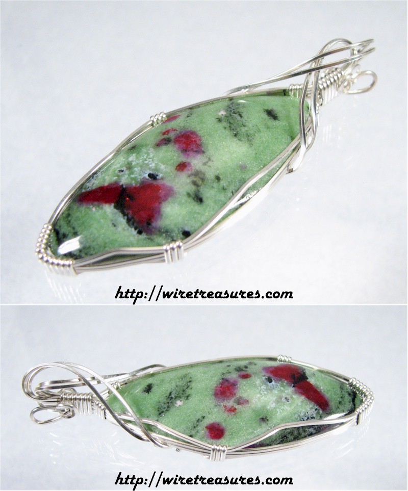 Ruby in Zoisite Pendant