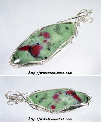Ruby in Zoisite Pendant