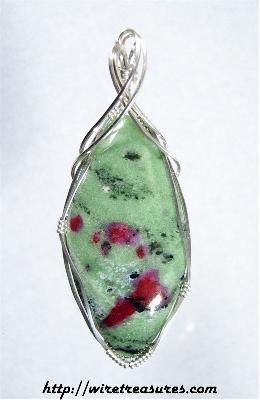 Ruby in Zoisite Pendant