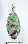 Ruby in Zoisite Pendant
