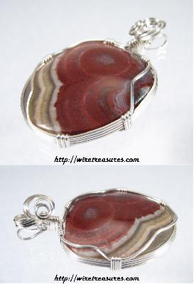 Lace Agate Pendant