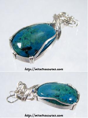 Chrysocolla Pendant