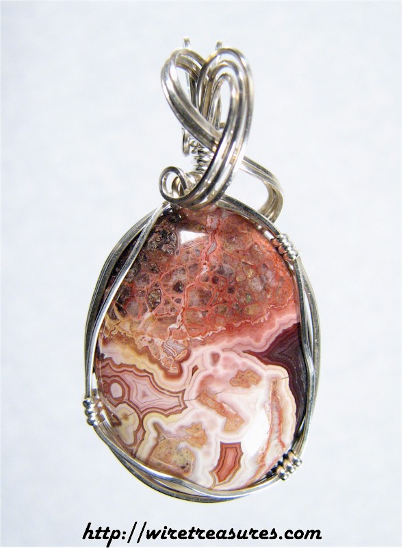 Lace Agate Pendant