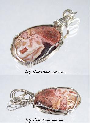 Lace Agate Pendant