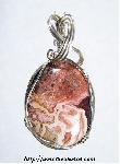 Lace Agate Pendant
