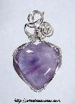 Amethyst Heart Pendant
