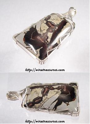 Chinese Picture Rock Pendant