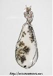 Plume Agate Pendant