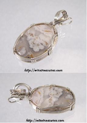 Lace Agate Pendant