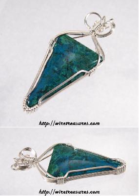 Chrysocolla & Malachite Pendant