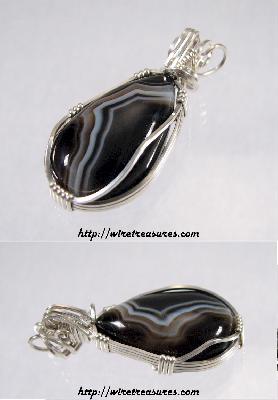 Black Sardonyx Pendant