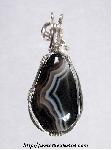 Black Sardonyx Pendant