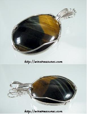Tigereye Jasper Pendant
