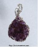 Amethyst Crystals Pendant