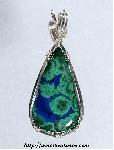 Malachite & Azurite Pendant
