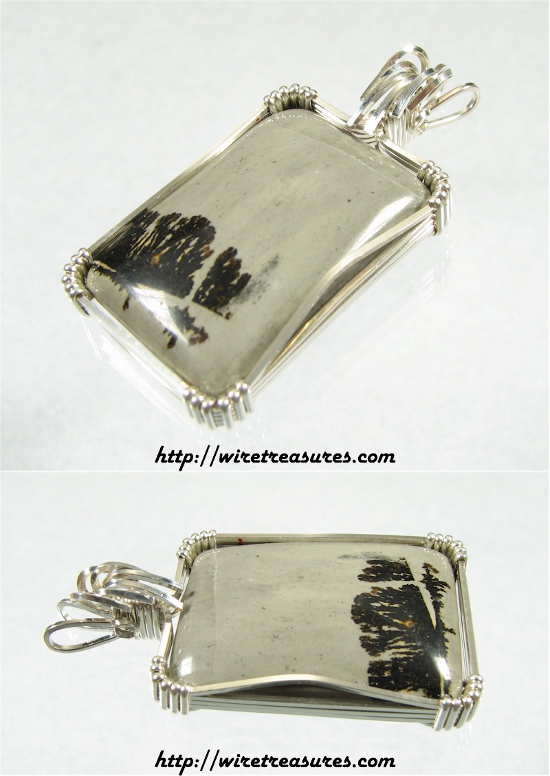 Chinese Picture Rock Pendant