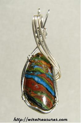Rainbow Cal Silica Pendant