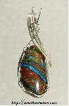 Rainbow Cal Silica Pendant