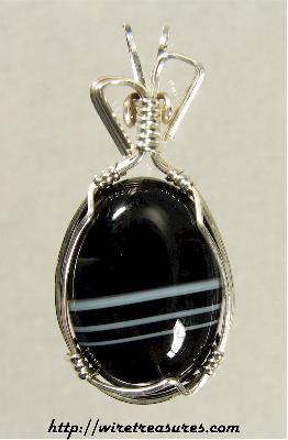Black Sardonyx Pendant
