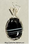 Black Sardonyx Pendant