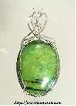 Brochantite Pendant