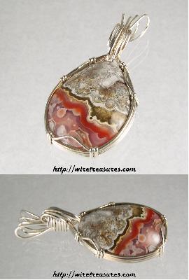 Lace Agate Pendant