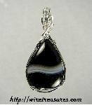 Black Sardonyx Pendant