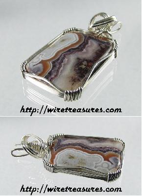 Lace Agate Pendant