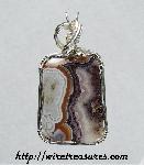 Lace Agate Pendant