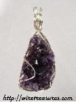 Amethyst Crystals Pendant
