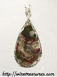 Mushroom Jasper Pendant