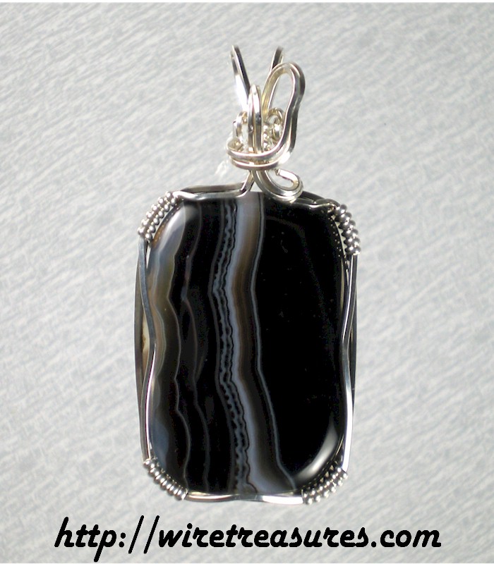 Black Sardonyx Pendant