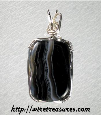 Black Sardonyx Pendant