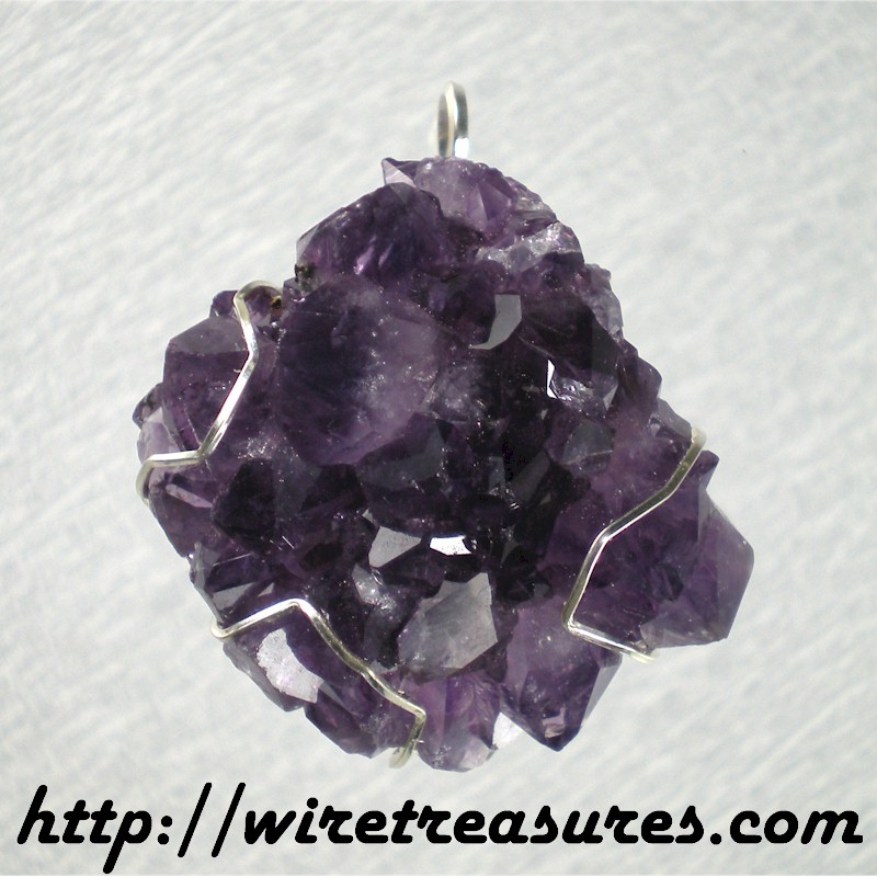 Amethyst Crystals Pendant
