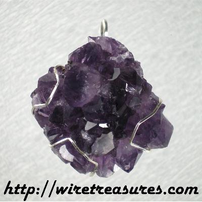 Amethyst Crystals Pendant