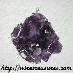 Amethyst Crystals Pendant