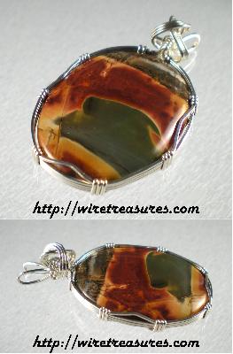 Red Creek Jasper Pendant