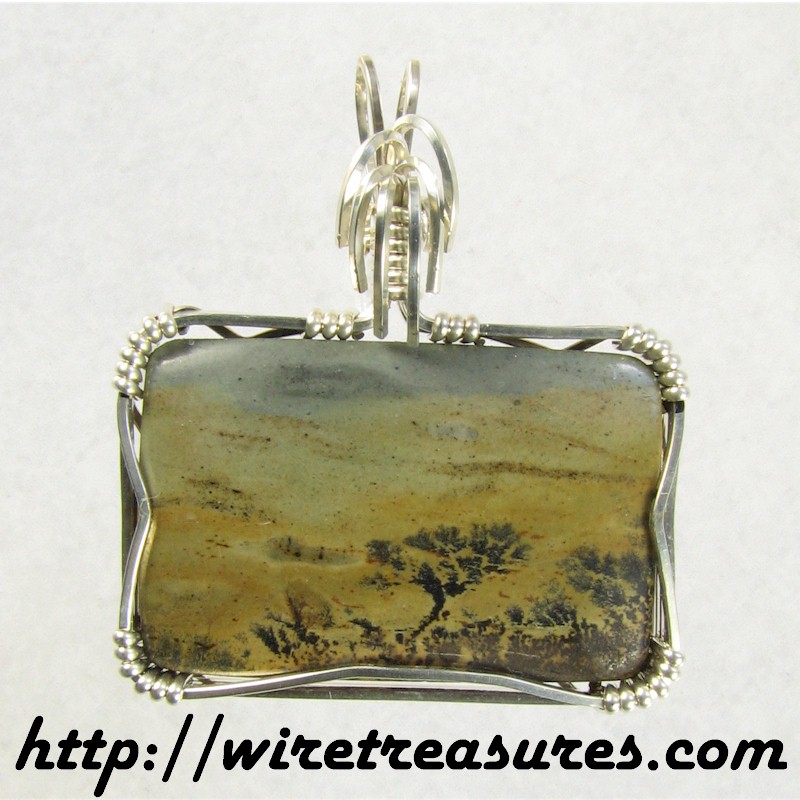 Chinese Picture Jasper Pendant