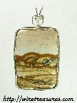 Wild Horse Picture Jasper Pendant