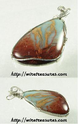 Hemi Jasper Pendant
