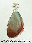 Hemi Jasper Pendant