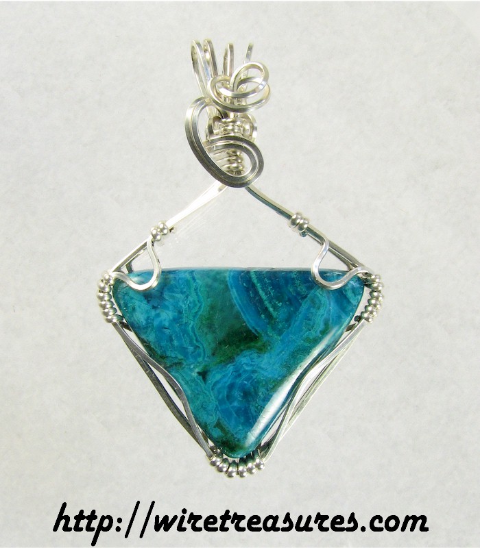 Chrysocolla & Malachite Pendant