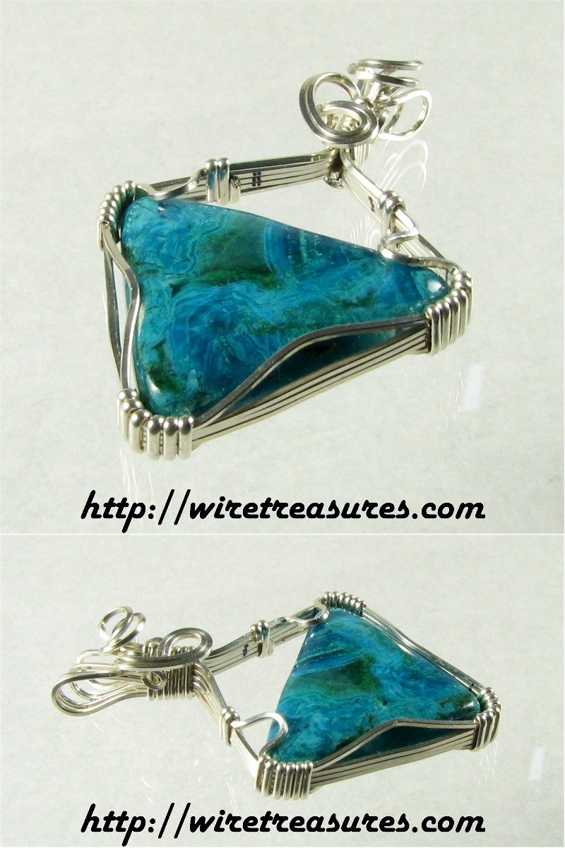 Chrysocolla & Malachite Pendant