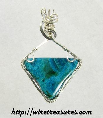 Chrysocolla & Malachite Pendant