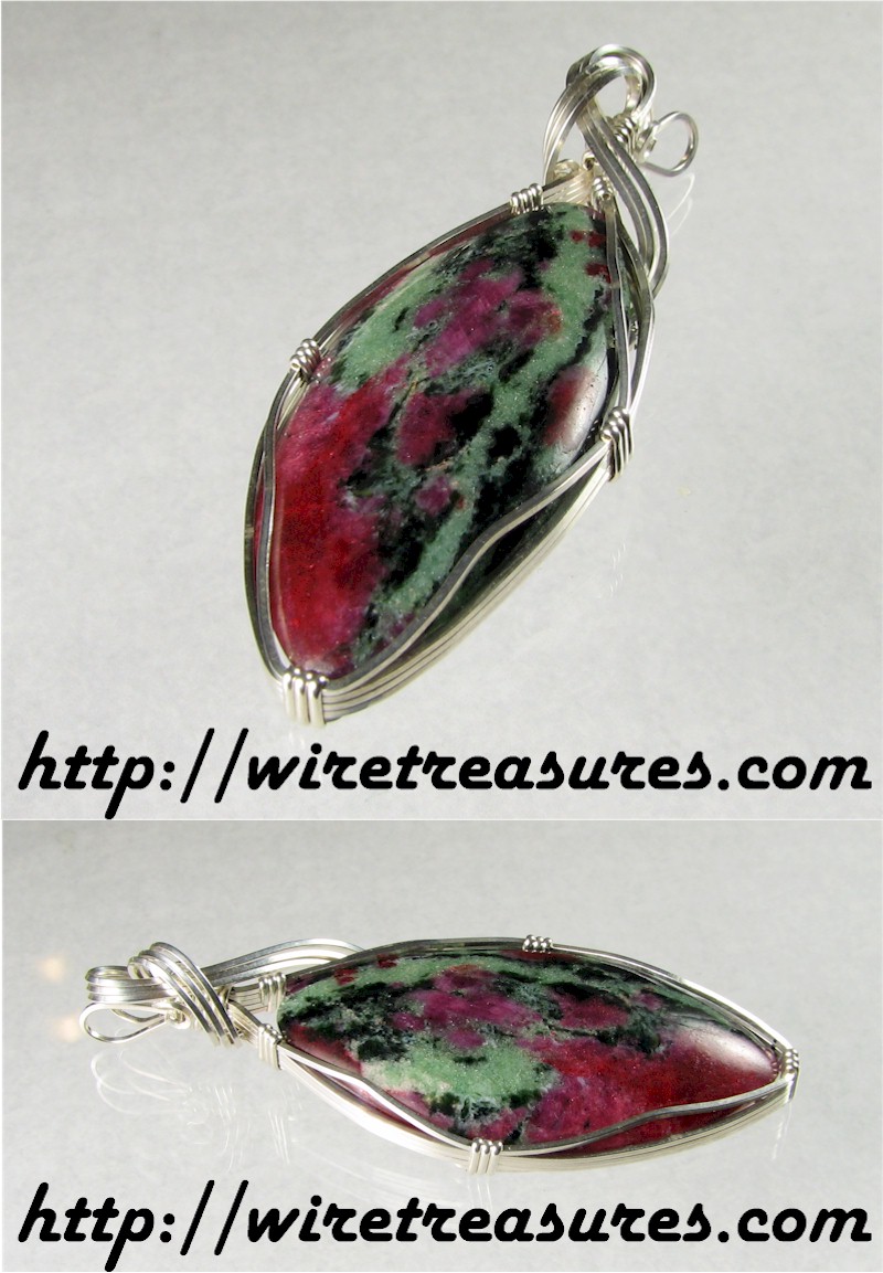 Ruby in Fuschite Pendant