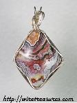 Lace Agate Pendant