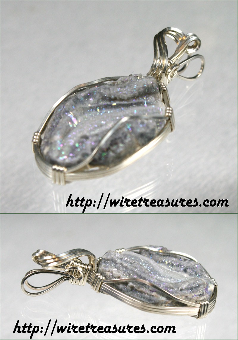 Drusy Crystals Pendant