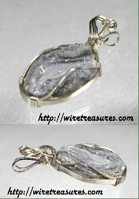 Drusy Crystals Pendant