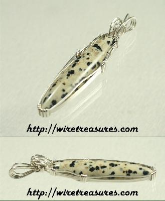 Dalmatian Jasper Pendant