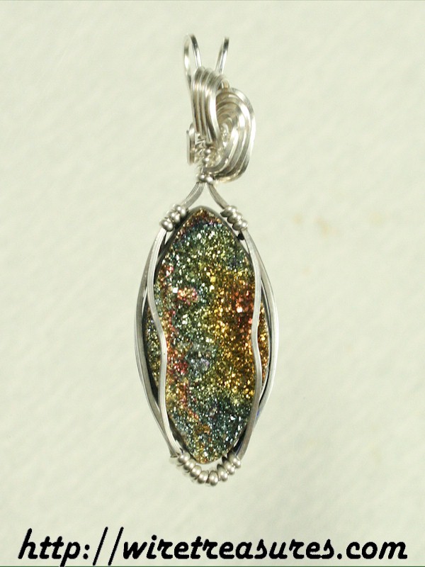 Russian Pyrite Crystals Pendant